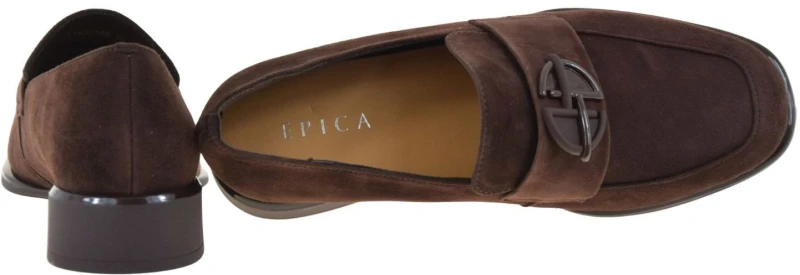 Mokasyny damskie skórzane zamszowe brązowe EPICA 1W190016B – eleganckie obuwie damskie (4).jpg