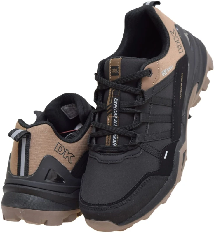 Lekkie buty sportowe męskie DK VB 17920 z oddychającego softshellu, sznurowane buty outdoor z agresywnym bieżnikiem (5).jpg