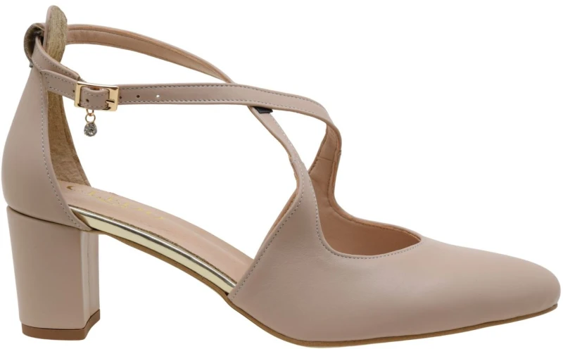 Eleganckie czółenka damskie CLEOO 2222 z naturalnej skóry na słupku 6 cm (1).jpg