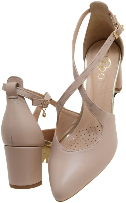 Eleganckie czółenka damskie CLEOO 2222 z naturalnej skóry na słupku 6 cm (5).jpg