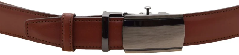 Pasek męski skórzany brązowy LA CONGA 30130, skóra naturalna licowa, szerokość 31 mm, elegancka klamra automatyczna (1).jpg